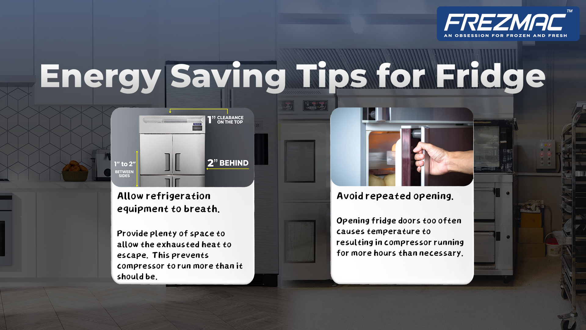 Simple Energy Saving Tips for Fridge Frezmac